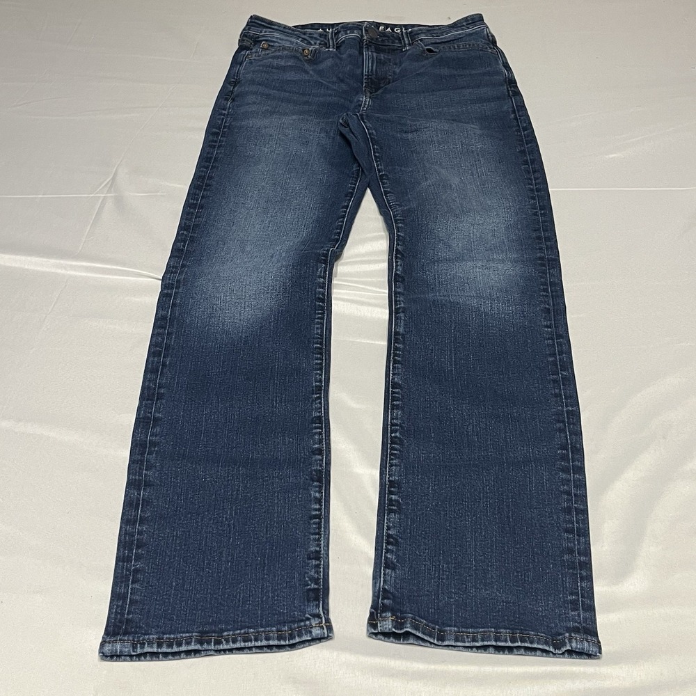 American Eagle Jeans Mens Fits 30x31 Original Boot Cut Blue Denim Western Y2K